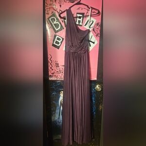 David's Bridal Plum Dress Size 0